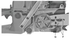 2) Remove the clutch cover. (Figure 3) Figure 3 3) Slide the guide bar on the bar bolts until the guide bar rests against the clutch drum sprocket.