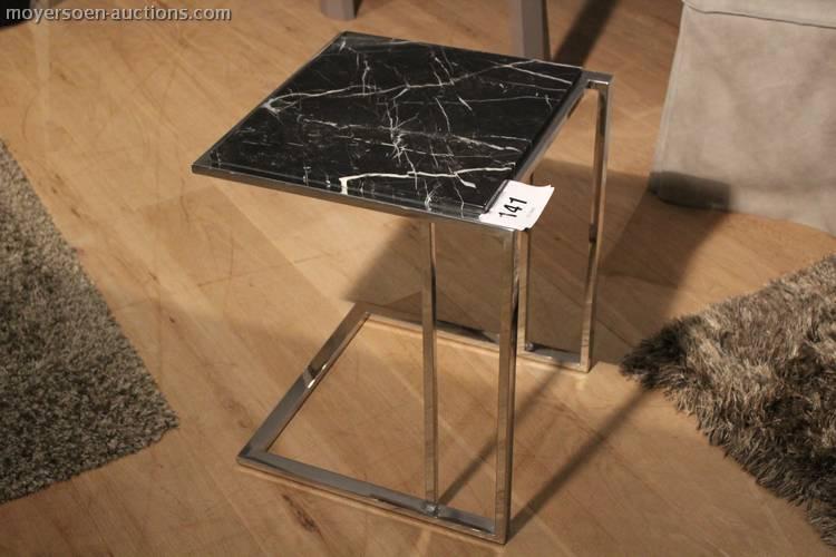 141 1 side table, provided with marble top and