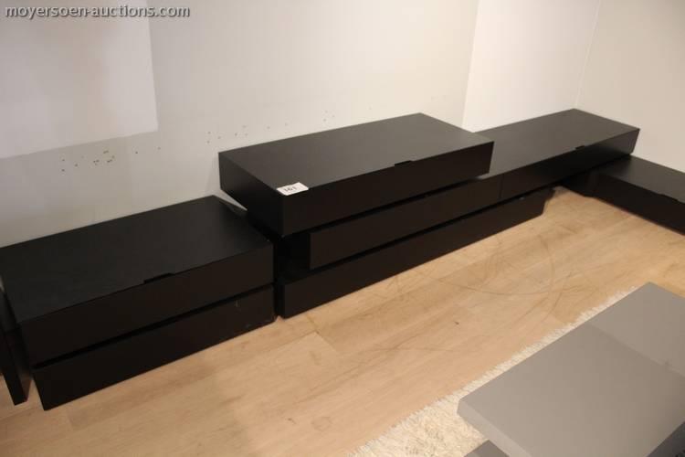 1 italian design Chests of drawers, consisting of 7