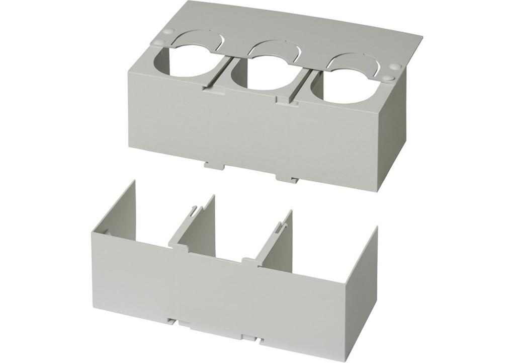 352 Y1022969 cover shield for installation in distribution units size (width x height):