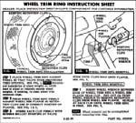 Restoration Decals DC239 DC790 1967-74 Rally Wheel Instructions This is a factory instruction card which was inserted in the glove box on vehicles which were equipped with Rally Wheels.