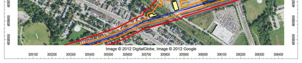 13 Scale: 1: 6,000 MSF and Stations Construction Vibration Zone of Influence Date: 13/02/27 Eglinton Light Rail