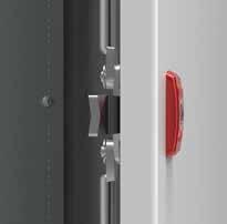 The security is very important for wall mounted enclosures and for this reason the lock in the mild steel enclosures is now made from metal as in the stainless steel enclosures.