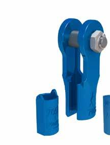 Pin secured by cotter pin or All spelter sockets have a 100% cast