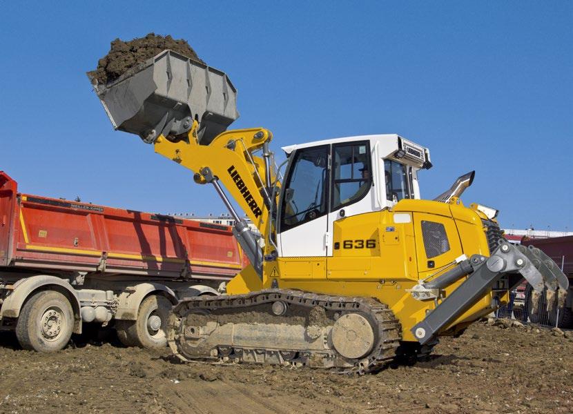 Efficiency Cost efficiency comes standard Liebherr crawler loaders are designed from the ground up with economy in mind.