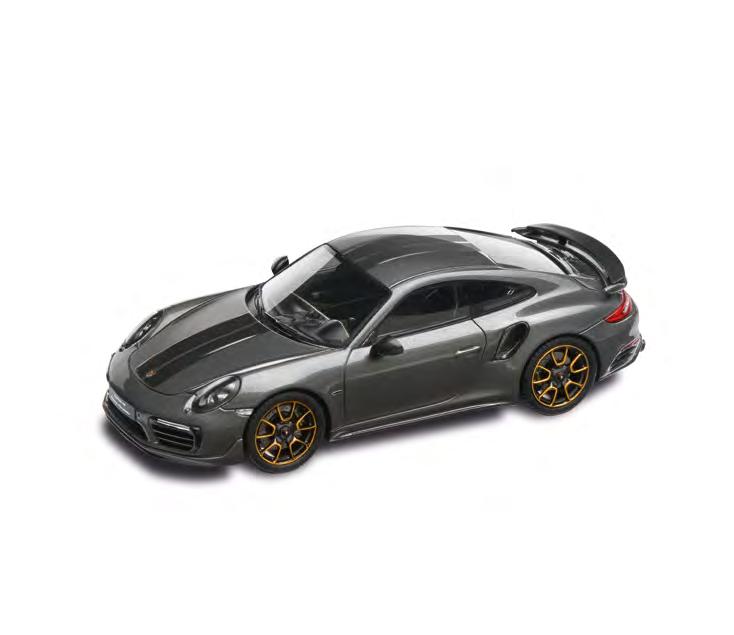 911 Turbo S Exclusive Series [ 3 ] 911 Turbo S Exclusive Series Limited Edition. Limited to 1,911 units. In golden yellow metallic. Interior in black/golden yellow. Made of resin. Scale 1 : 43.