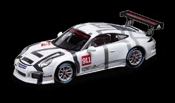 Motorsport [ 3 ] [2 ] 911 GT3 Cup 2017. In white/grey. Black interior.
