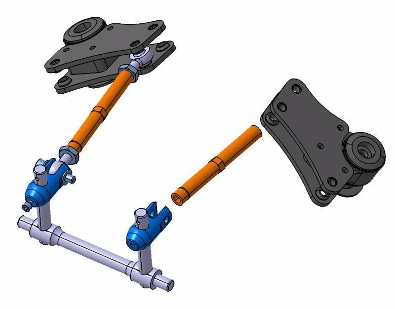 3.6 ANTI-ROLL BARS The front and rear anti-roll bars each have 5 adjustable positions.
