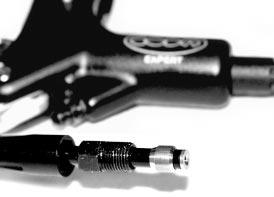 3. Using an 8mm wrench, unthread the fitting and pull the brake line out of the brake lever master cylinder.