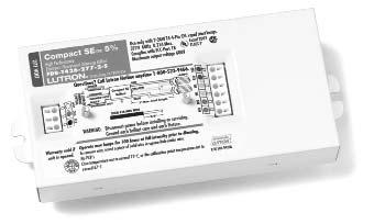 The Compact SE product family includes ballasts for nearly every type of dimmable compact fluorescent lamp.