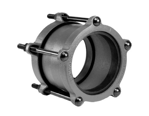 JCM Bolted Couplings for Polyethylene Pipe JCM recommends the featured models for use on High Density Polyethylene Pipe JCM 201 Steel Coupling JCM 210 Series Ductile Iron Coupling JCM 241 Optimum