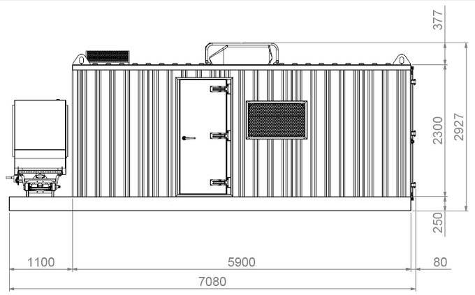 OPTION for the workshop container Example: Workshop-container executed as a separate unit to be placed independent from the truck Please do not hesitate to contact us for further information and your