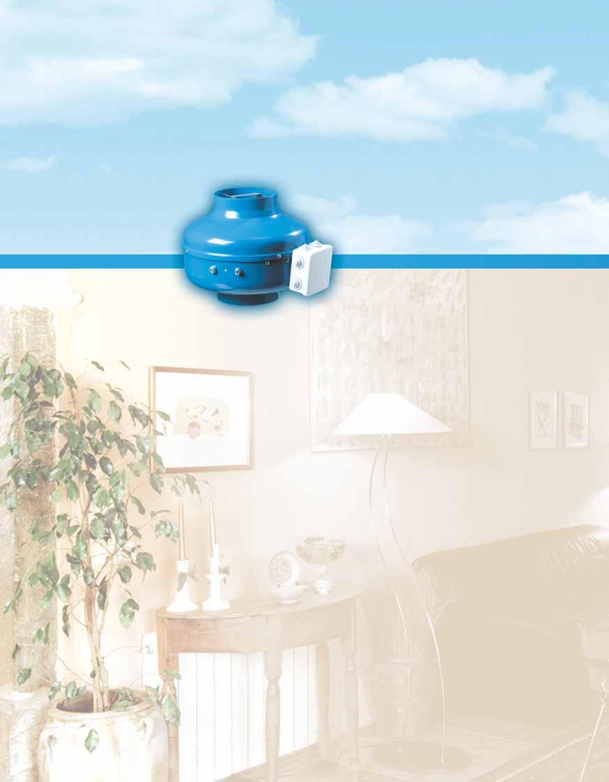 Inline centrifugal VKM fans are the perfect air movers for residential and light commercial applications.