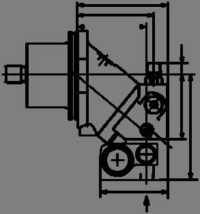 Port plate 7, 8 with integrated pressure relief valves, for mounting a motion control valve D D3 D6 Port plate 7, 8 (pressure relief valves without pressure sequence range) D7 D4 Z D Detail Y S D3 B