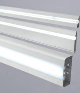 Available as standard with white, blue or 2-colour red/green lighting (red/green only available on snap-on columns and trunking), it enables users to personalise their lighting environments according