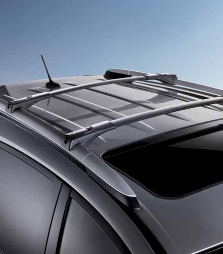 Exterior ccessories Roof Rail Cross ars () Take along all kinds of cargo with Genuine Toyota roof rail cross bars. 2 Provide up to 100 lb.