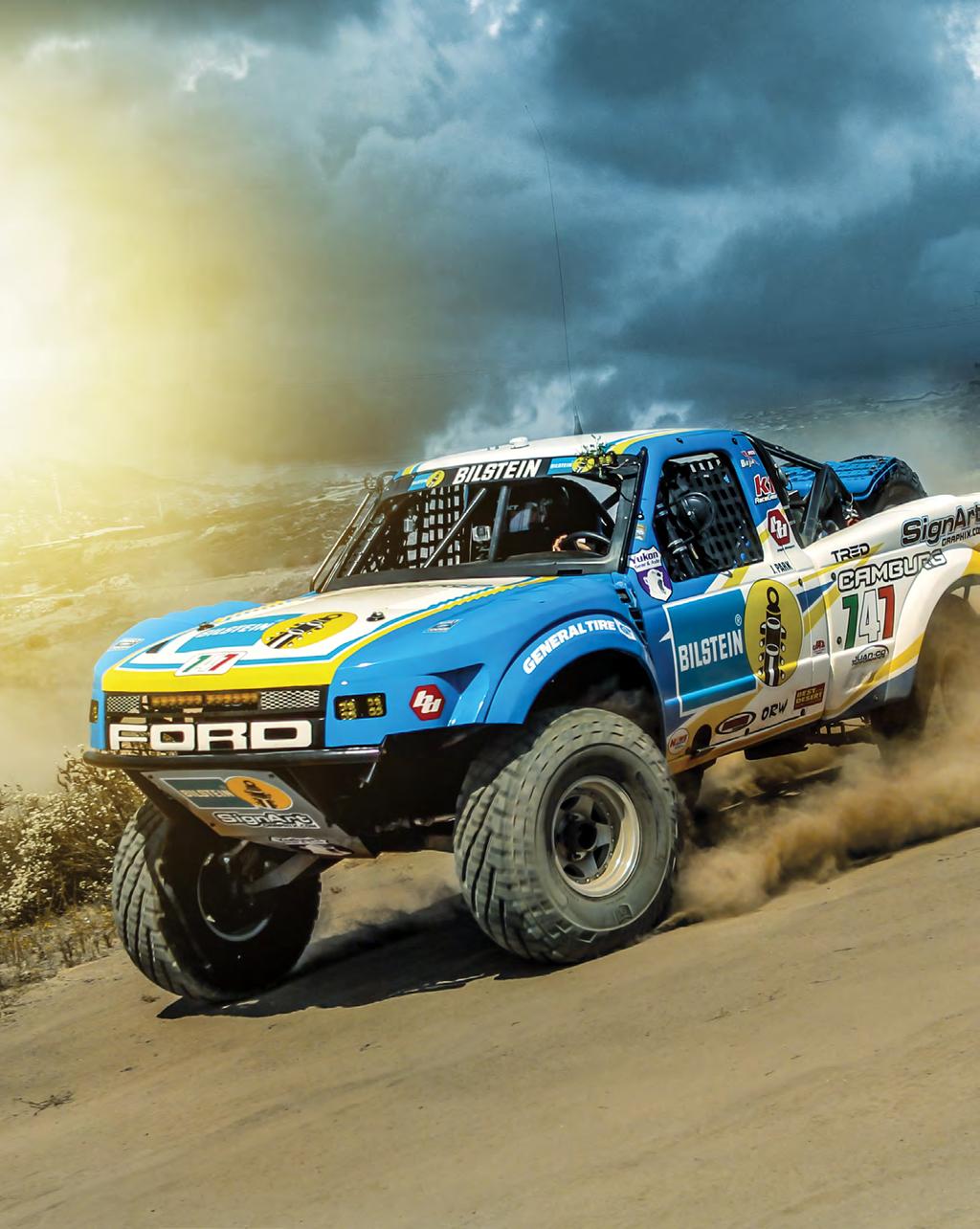 PROFESSIONAL OFF-ROAD RACING. BILSTEIN M 9200 (BYPASS). Performance dialed in.