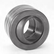 ground. The dimensional data lists spherical plain bearings successively by larger bore sizes. Timken also supplies spherical plain bearings made to special designs.