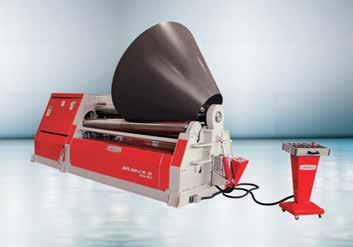 task. The AKBend machines are available in 3 (AKH) and 4 (AHS) roll models with different working lengths, steel thickness and working lengths.