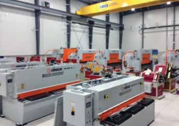 A full line of fabricating equipment and services is available with the latest technology on machine design operation and controls.