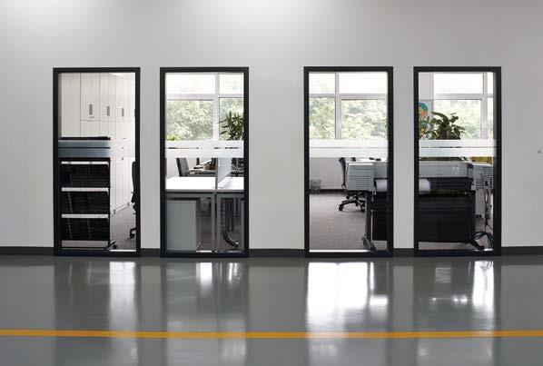 Size range of partition wall Height: Width: Max. 4000 mm Max.
