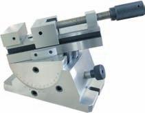 Precision angled vice SPS-2 Machining and checking surfaces and angular surfaces ngle adjustment in 2 axes via Vernier scale and precision set screw can be rotated horizontally through 360 can be