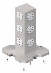 O U VEU UEVO 12-place clamping cube ydraulic unlocking Pneumatic blow-out Steel, unhardened Precision < 0.