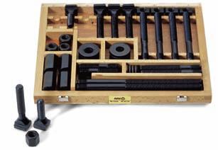 screw set for T-slots all parts hardened and tempered, strength classes 8 or 10 Wooden box with hinged lid M10x10 set, groove width 10 escription 2 I 787 Screw for T-slots M10 x 40, 4 I 787 screw for