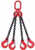 Two-strand ominal chain Ø Four-strand Working length Working load 0-45 kg Working load 45-60 kg 6 1000 1600 1120 478031 1060 7 1000 2120 1500 478031 1070 8 1000 2800 2000 478031 1080 10 1000 4250