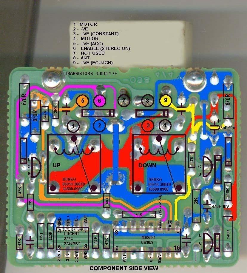 This shows the circuit and connection details.