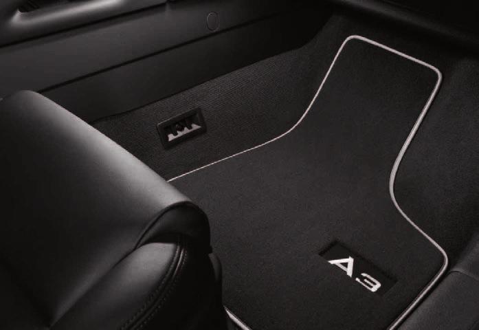 3 2 4 2 Premium textile floor mats Cut to the dimensions of your Audi A3 s floor. Made out of hard-wearing, densely woven velour.