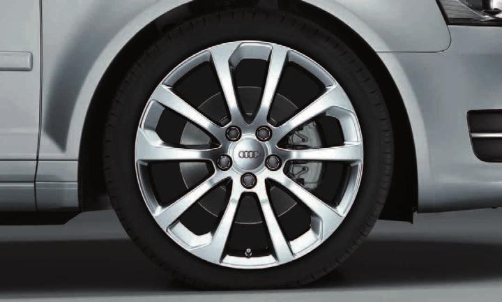 1 1 Cast aluminium wheels, 10-spoke design, Royal Silver High quality