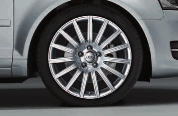 2 3 3 Cast aluminium wheels, 5-double spoke design More sportiness.