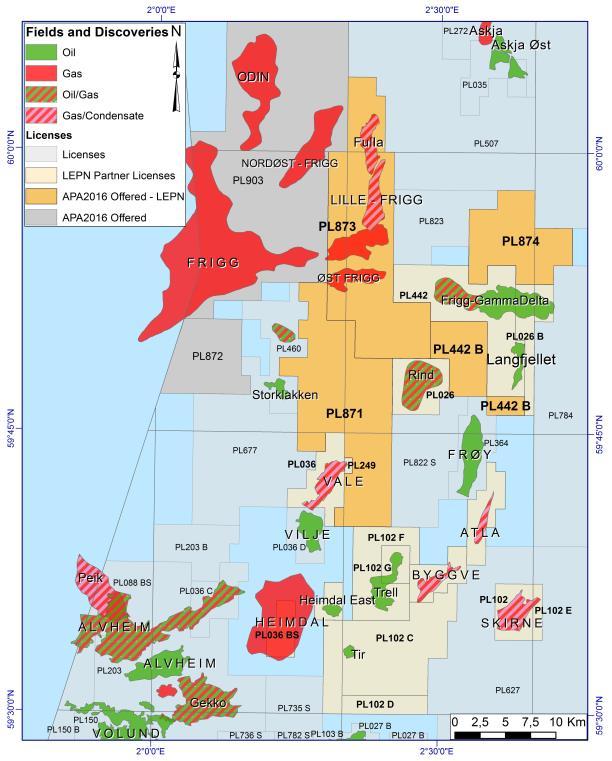 LOTOS Group today Favourable conditions for delivering projects from the LOTOS portfolio in Norway Value-driven consolidation of Aker BP's interests in licences north of Heimdal: o o the area