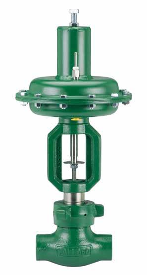 Mallard Open Yoke & Close-Coupled Control (Dump) Valves Features Simple maintenance: Valve trim or the complete actuator assembly can be quickly changed by simply removing the hammer nut and lifting
