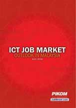 10 Industry Overview 11 Reports From Committees And Chapters ICT JOB MARKET OUTLOOK IN MALAYSIA 2016 A signature report since 2007 providing average salary trends, job sentiment index, hottest