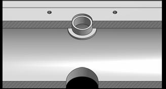Pistons: On each piston install the bearing, o-ring, and skate. (Fig. 9.2) c. Body: Insert the thrust bearing into the top pinion hole as shown.