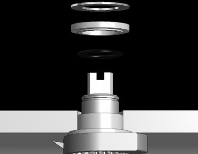 flange bearing and top pinion washer (Fig. 9.6).