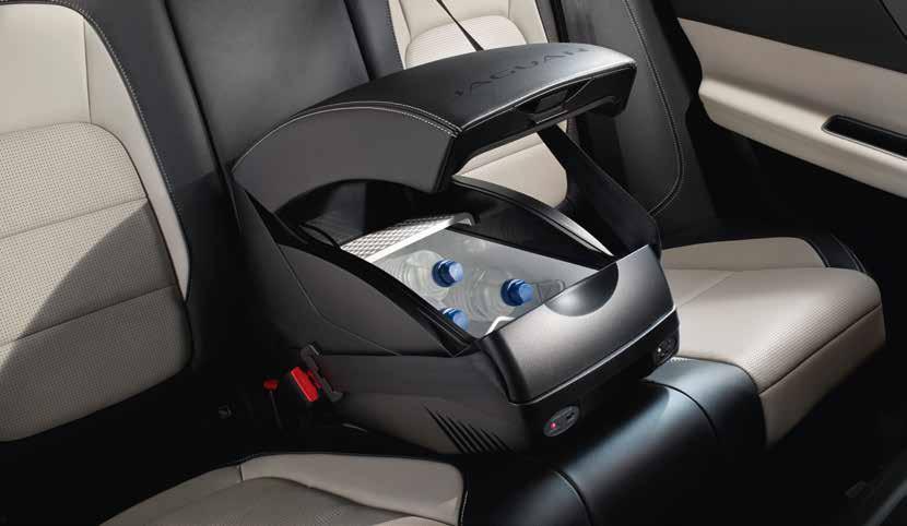 Child Seat Group 0+, Cloth For babies from birth 13kg (approximately birth 12 15 months). Jaguar branded. Rearward facing on rear seat. Includes wind/sun canopy and padded and machine washable cover.