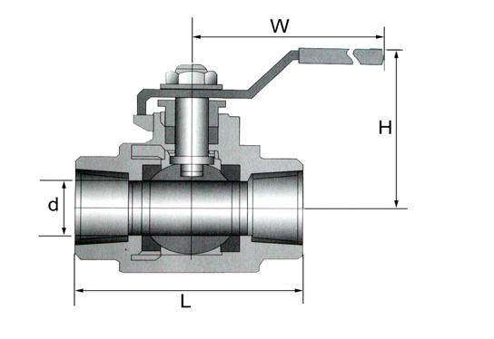STC Valve Technical Data Model: V1 SPECIFICATIONS One Piece Reduced Port 316 Stainless Steel Ball Valve MAIN PARTS AND MATERIALS NO PART NAME MATERIAL QTY 1 SEAT PTFE 2 Maximum Operating Pressure: