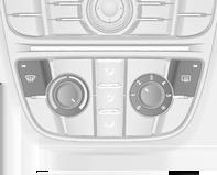 130 Climate control Demisting and defrosting Air conditioning system Cooling n Press V: fan automatically switches to higher speed, the air distribution is directed towards the windscreen.