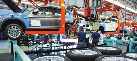 SPARTANBURG PLANT WILL BE #1 IN 2016 For 20 years, BMW s Spartanburg, SC plant has built all BMW X Series vehicles (except X1) for the U.S. market and global export.
