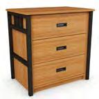 DGNDR-302S W: 16 OR 20" H: 28 OR 30" 4-DRAWER DRESSER DGNDR-401S W: 24 TO 36" H: 36 TO 45"
