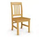 MISSION WOODEN CHAIR DGNCH-003S W: 18" H: 38"