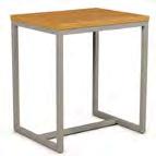 H: 21" PANEL END TABLE