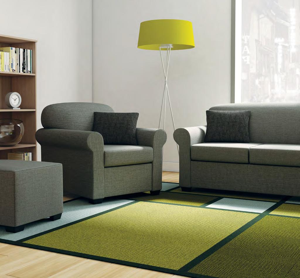 SEATING ROWAN Streamlined yet plush, these pieces are easy on the body and easy on the eyes.