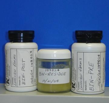 A six fluid ounce sample was taken of the Test ONE oil prior (pre) to the Molecular Distillation process and was sent to an AOCS Accredited Laboratory for technical analysis.