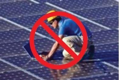 may threat your safety. Only PV modules with the same cell size should be connected in series.