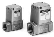 zero. Wide variations Series VNA For controlling pneumatic systems or