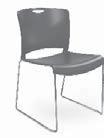 QUICKSTACKR SRIS quickstacker uest / Stacking SIN # 711-19 Available as guest/stack chair, task chair and stool version. Wall saver chrome frame.